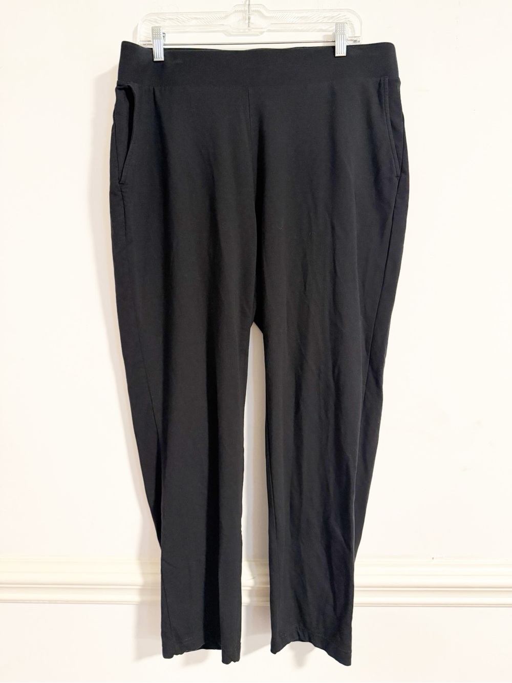 Pure Jill Affinity Premium Tight Dark Gray Tapered Pants XL Pima Cotton Modal